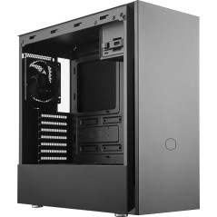 Cooler Master Silencio S600 ATX Tower Case - Sleek Black Design, Perfect for Silent Builds - No PSU Included | 4719512087398